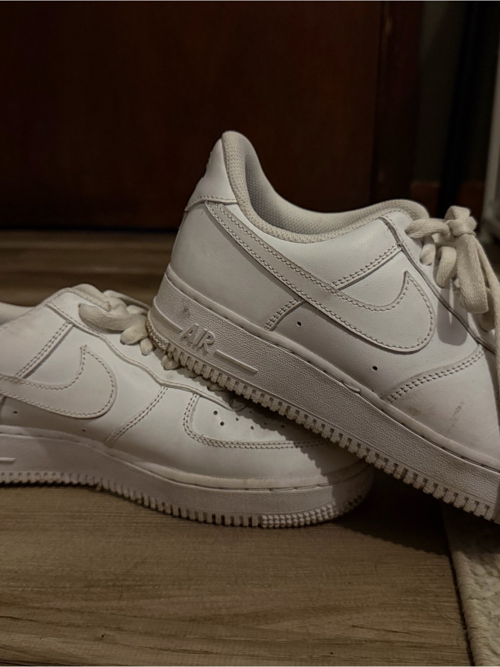 Nike Air Force 1 ‘07 Triple White Sneakers | Women’s Size 8.5